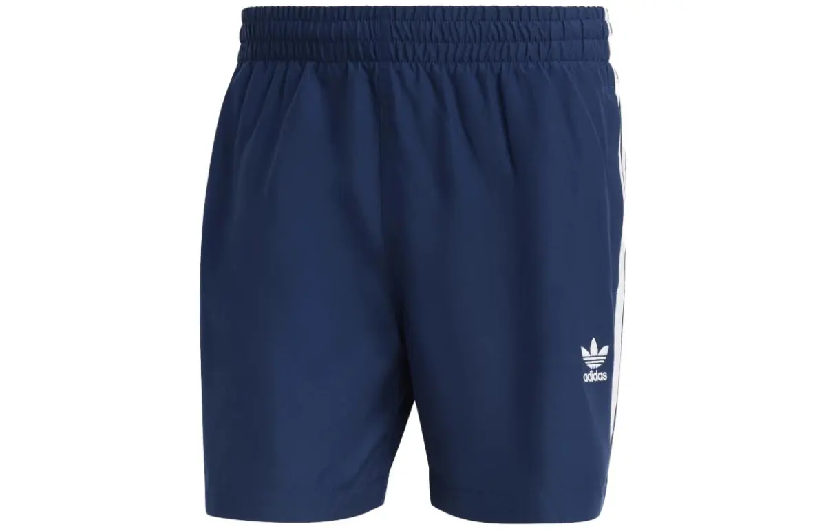 Adidas Originals 3-stripes Casual Shorts Men's Blue Moderate