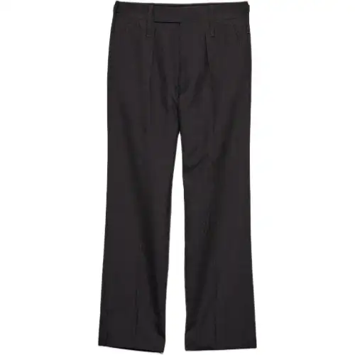 PRADA SS25 Casual Pants Men's Coal Gray