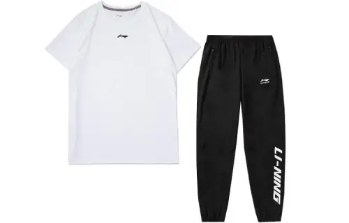 Li Ning Sports Life Collection Casual Sportswear Men's Crew Neck Moderate