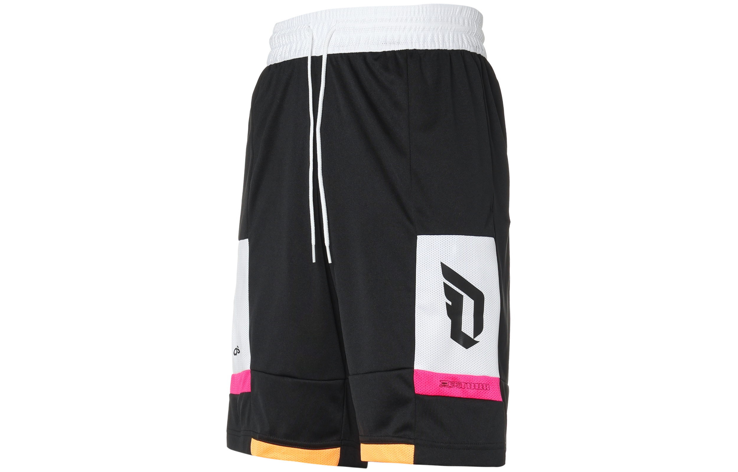 Adidas, breathable basketball black shorts, loose straight fit