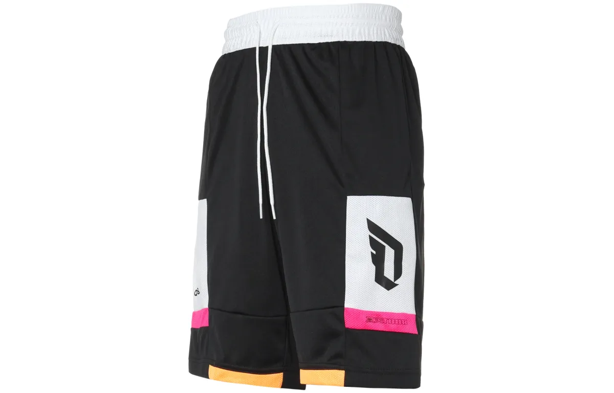Adidas Basketball Shorts Men's Black Moderate Straight Fit Pants