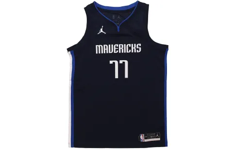 Jordan Luka Doncic Basketball Jersey Men's Dark Blue