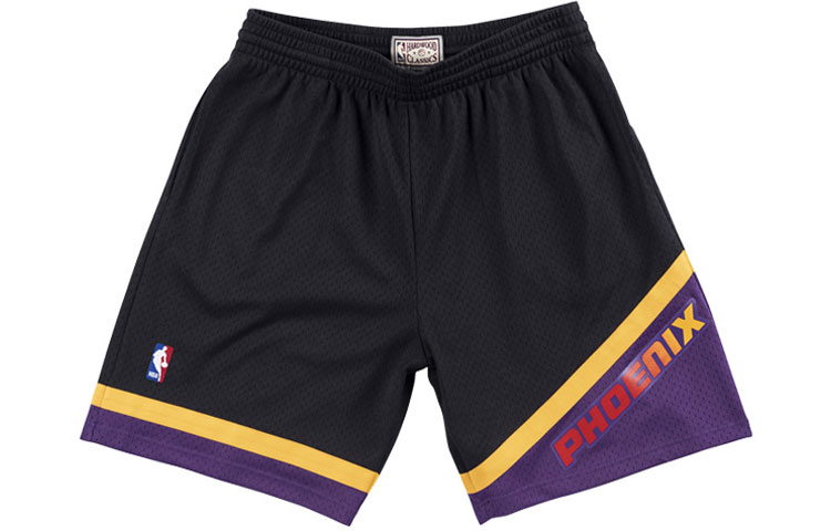 Mitchell Ness Basketball Shorts Men’s Black Moderate Straight Fit Pants