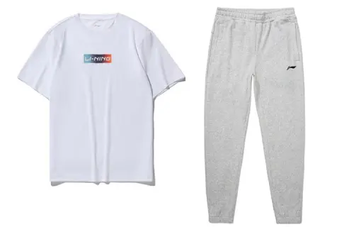 Li Ning Casual Sportswear Men's Crew Neck Moderate