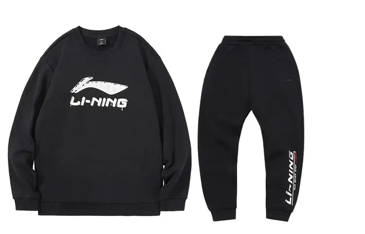 Li Ning Casual Sportswear Men's Crew Neck Moderate