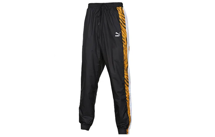 PUMA Sports Pants Men's Black Moderate