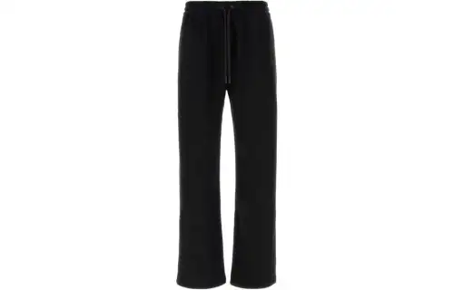OFF-WHITE Drawstring Straight Leg Trousers
