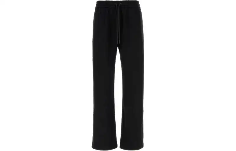 OFF-WHITE Drawstring Straight Leg Trousers