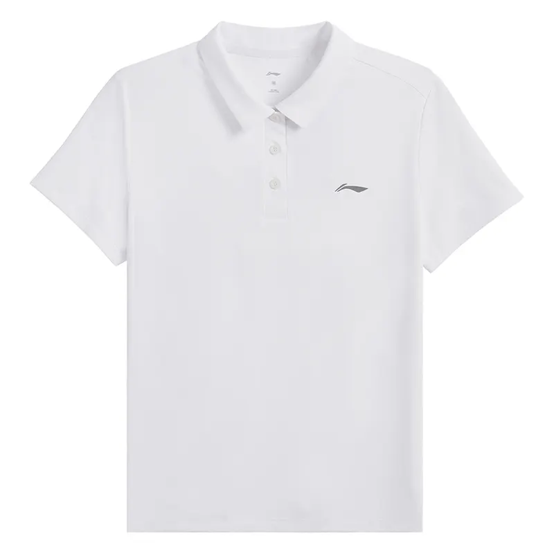 Li Ning Polo Shirt Women's Standard White