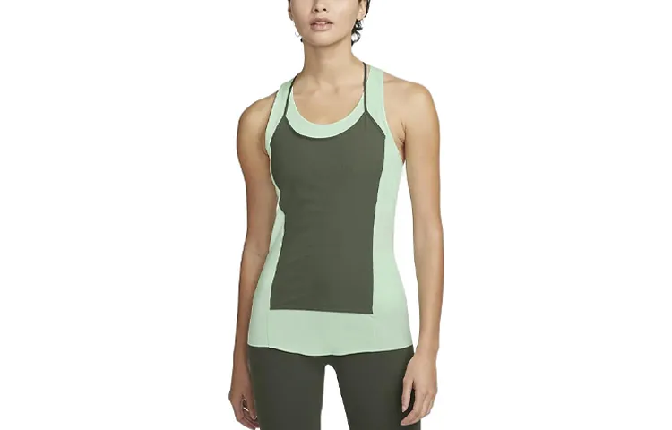 Nike Tank Tops Women's Green Thin Racerback