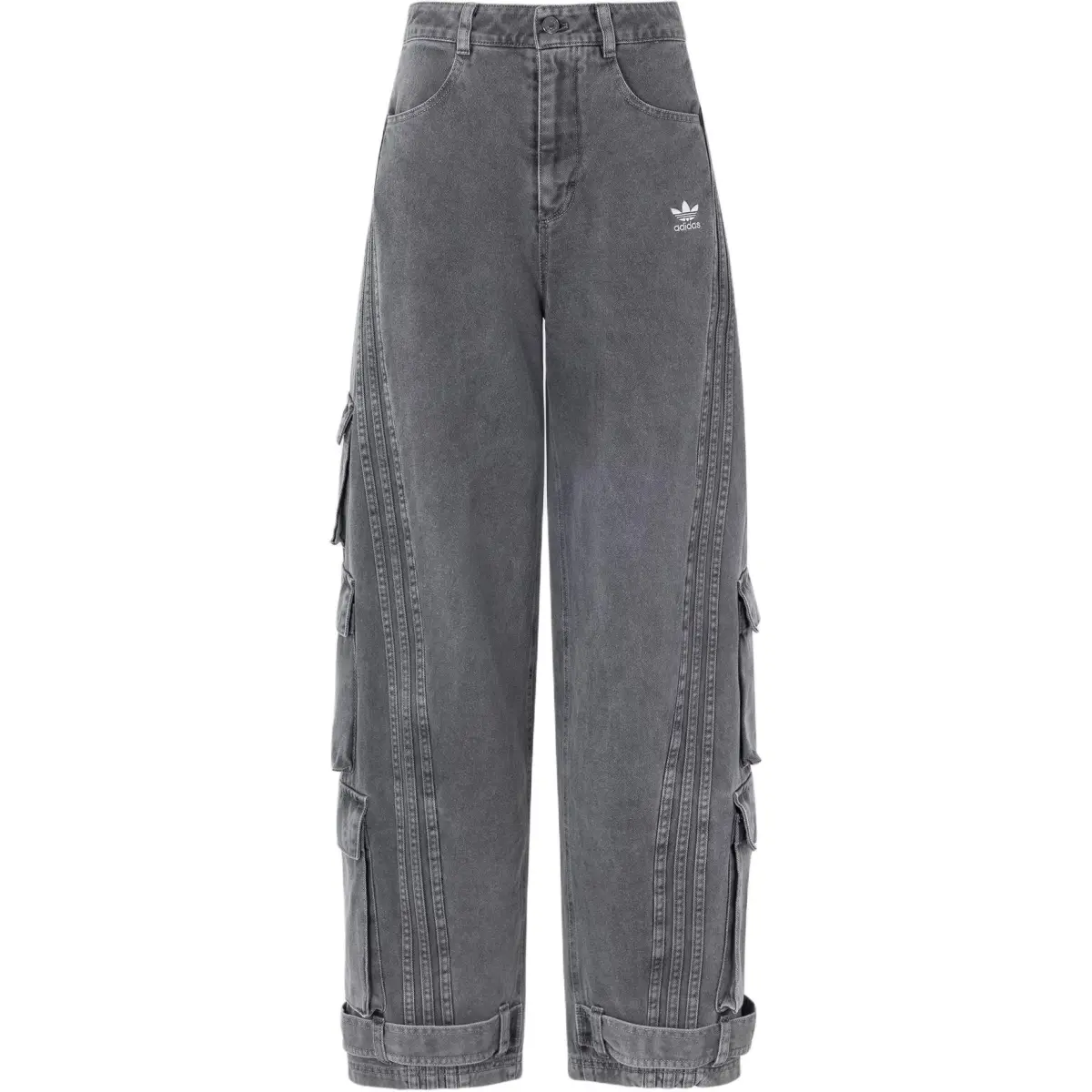 Adidas Originals WASHED Casual Pants Unisex Granite Gray
