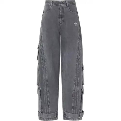 Adidas Originals WASHED Casual Pants Unisex Granite Gray