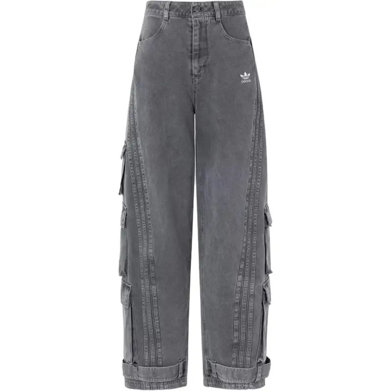 Adidas Originals WASHED Casual Pants Unisex Granite Gray