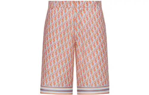 DIOR Casual Shorts Men's Coral Red Moderate