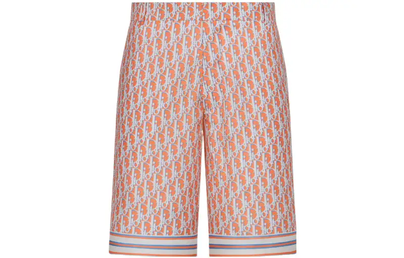 DIOR Casual Shorts Men's Coral Red Moderate