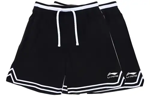 Li Ning Casual Shorts Men's 2 Pack Black Moderate