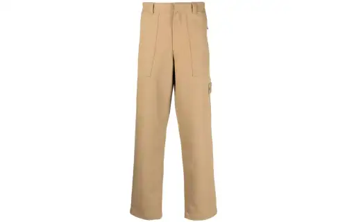 STONE ISLAND Casual Pants Men's Khaki Moderate Straight Fit Pants