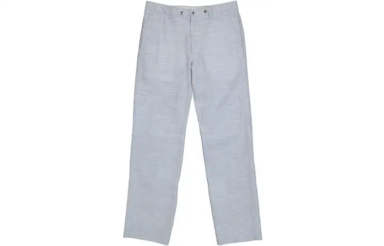 Burberry Casual Pants Men's Gray Moderate Straight Fit Pants