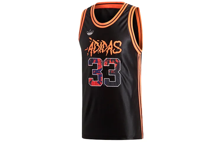 Adidas Originals Festivo Basketball Jerseys Men's Black Moderate Straight Fit
