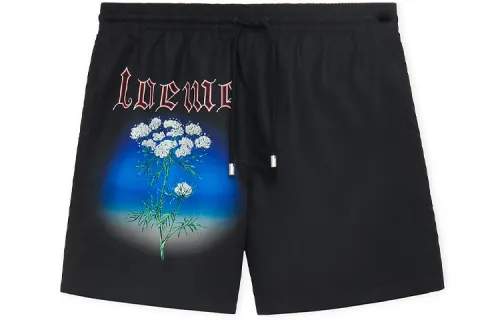 LOEWE Casual Shorts Men's Black Moderate