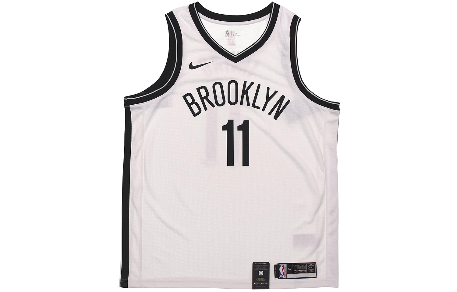Nike NBA League Limited jersey SW Fan Edition Brooklyn Nets Irving No. 11 Sleeveless Straight Loose Basketball Vest Men's White