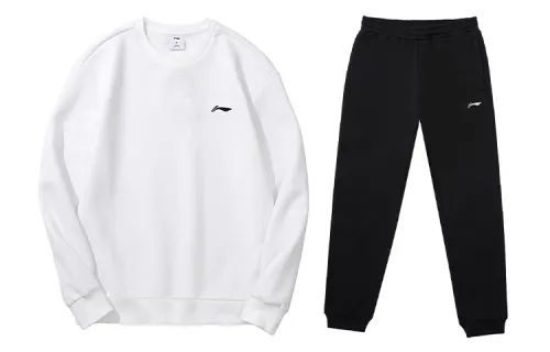 Li Ning Badminton Collection Casual Sportswear Men's Crew Neck Moderate