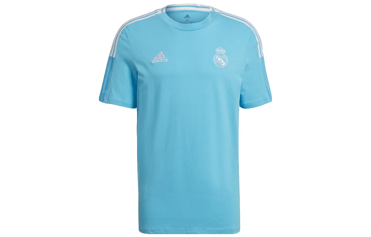 Adidas Real Madrid Soccer Jersey Men's Light Aqua Blue