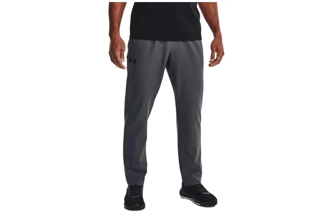 Under Armour Elite Straight Leg Casual Pants Men's Dark Gray Moderate Cuffed Pants