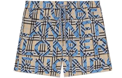 Burberry Beach Shorts Men's Bright Cobalt