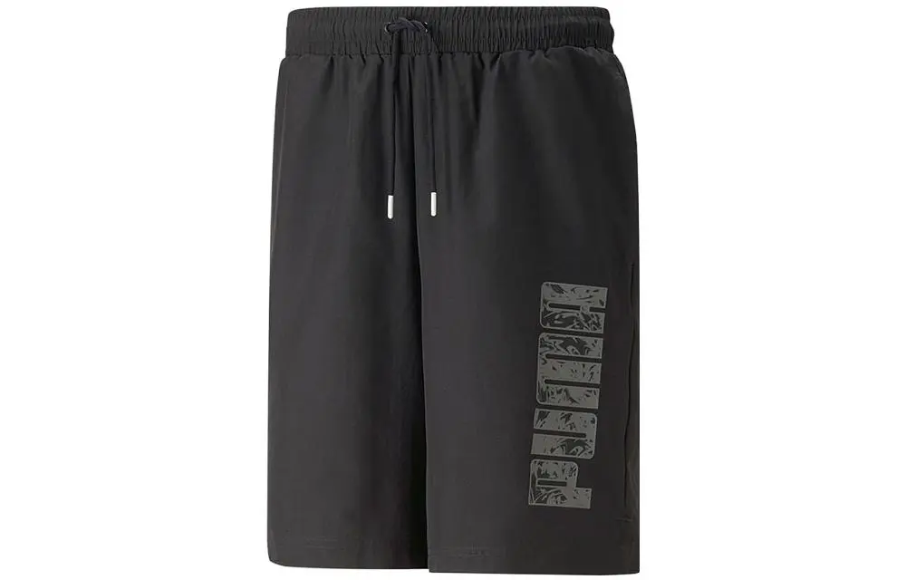 PUMA Casual Shorts Men's Black Moderate