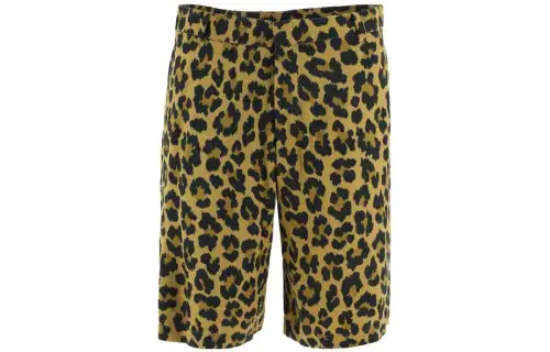 Dior Leopard Printed Bermuda Shorts