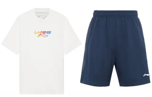 Li Ning Casual Sportswear Men's Crew Neck Moderate