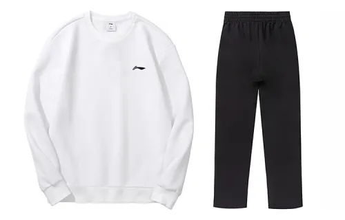 Li Ning Casual Sportswear Men's Crew Neck Moderate