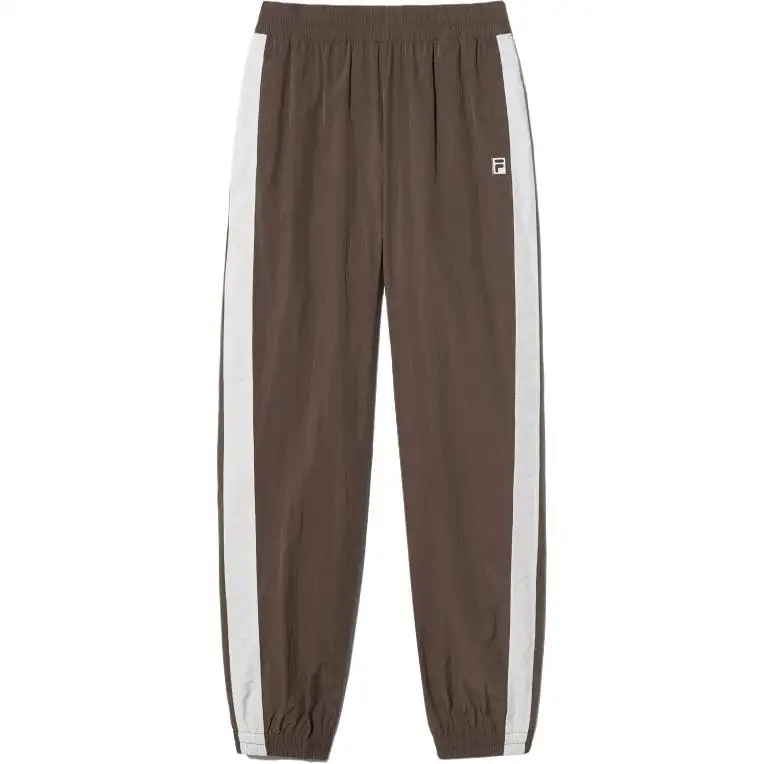 FILA Casual Pants Unisex Brown Moderate Cuffed Pants