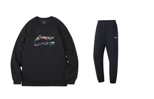 Li Ning Casual Sportswear Men's Crew Neck Moderate