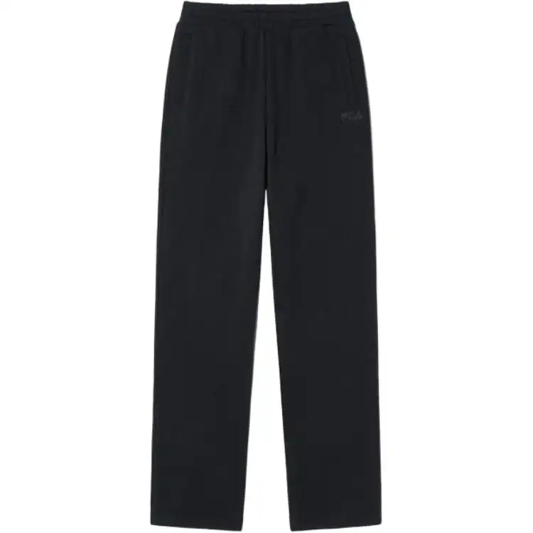 FILA Casual Pants Unisex Black Moderate Straight Fit Pants
