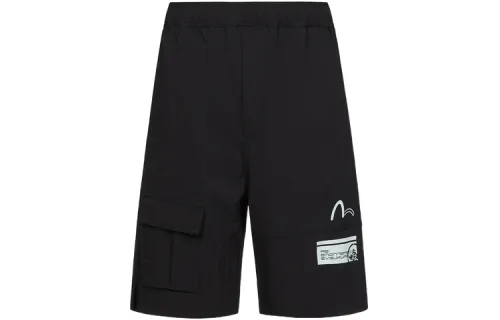 EVISU Casual Shorts Men's Black Moderate