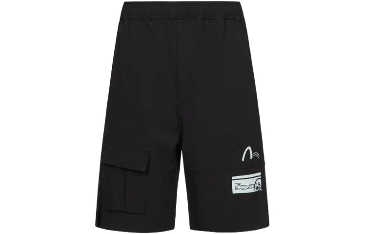EVISU Casual Shorts Men's Black Moderate