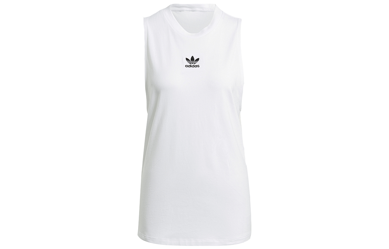 Женская майка adidas originals (белая) — фото 1