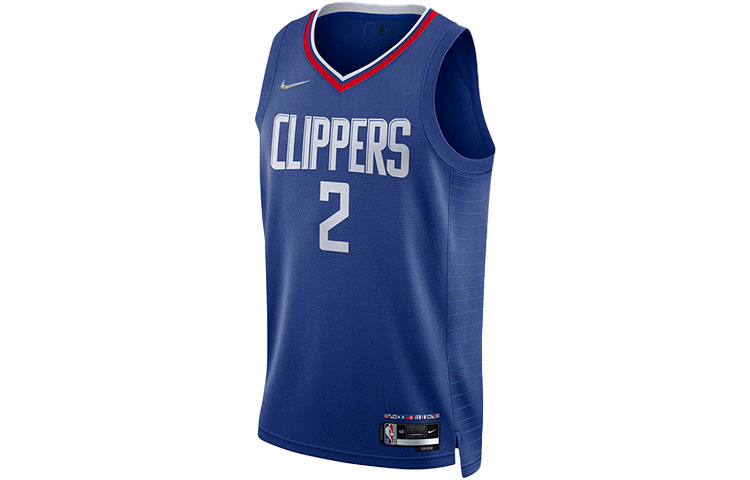 Nike Basketball Jersey NBA SW Fan Edition, Los Angeles Clippers, Leonard Size 2 Men’s Blue