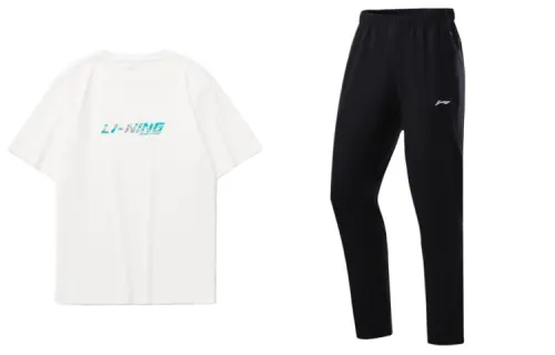 Li Ning Casual Sportswear Men's Crew Neck Moderate