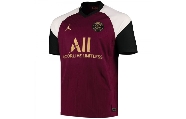 Jordan Soccer Jerseys Men’s Burgundy Moderate Straight Fit