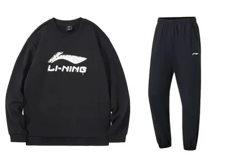Li Ning Casual Sportswear Men's Crew Neck Moderate