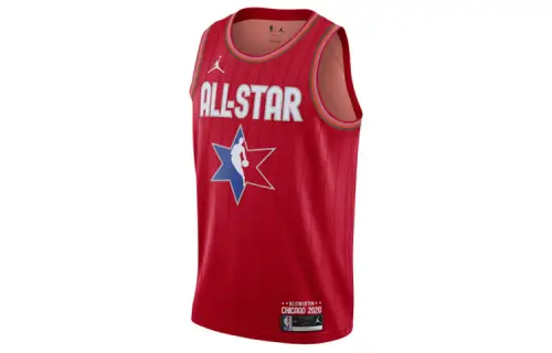 Jordan Basketball Jerseys Men's Red Moderate Straight Fit