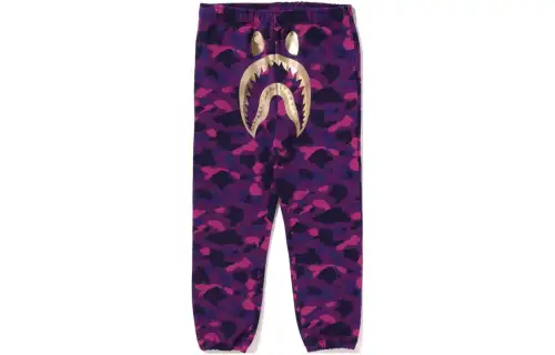 Bape Color Camo Shark Sweatpants