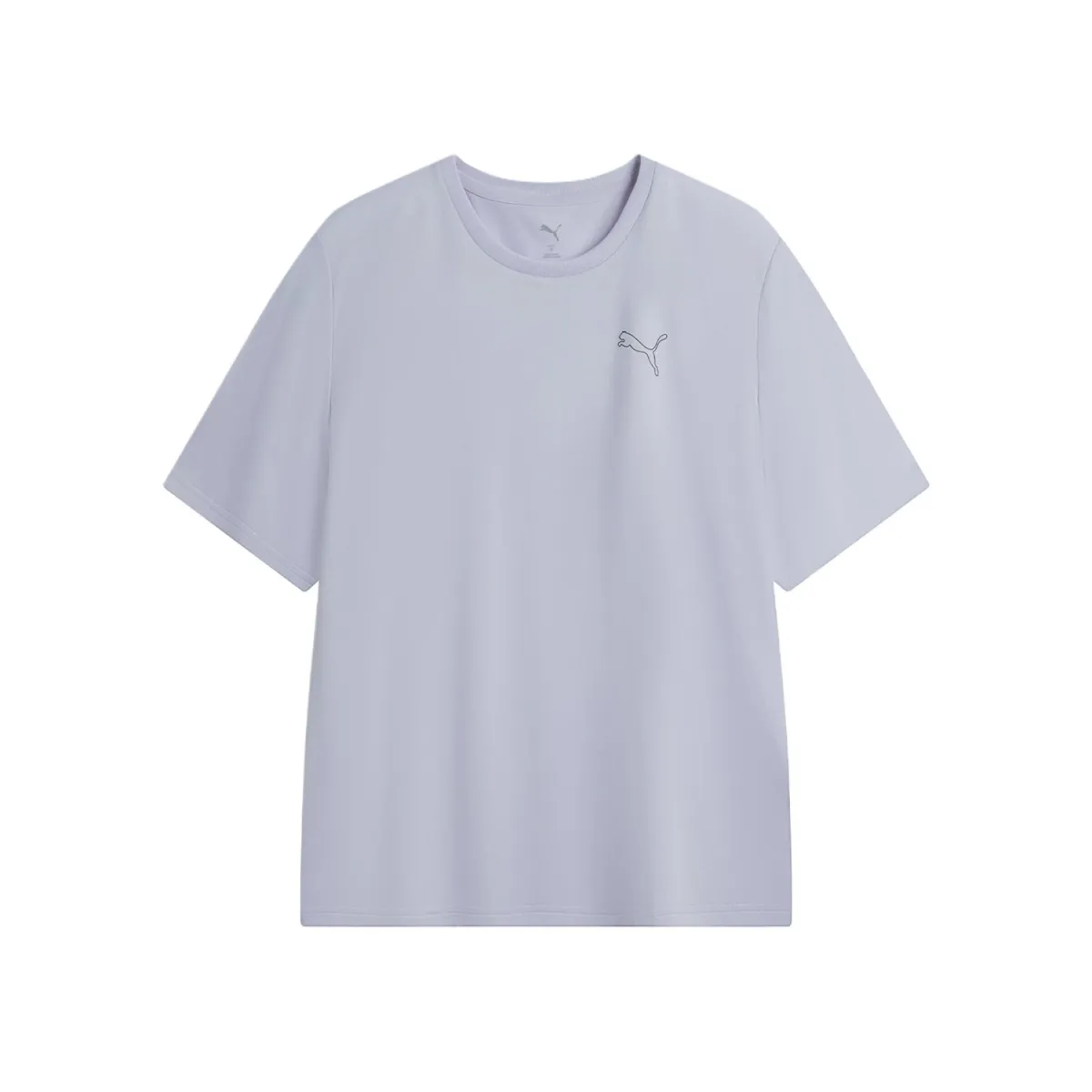 PUMA T-Shirts Men's Light Blue Crew Neck Moderate