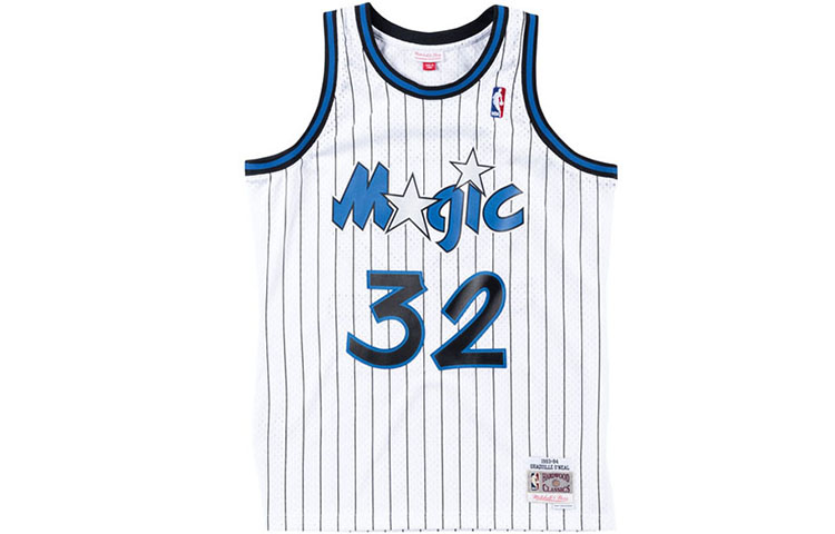 Mitchell Ness pinstripe Magic jersey