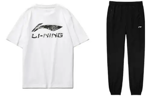 Li Ning Casual Sportswear Men's Crew Neck Moderate