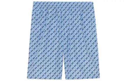 GUCCI Beach Shorts Men's Light Blue