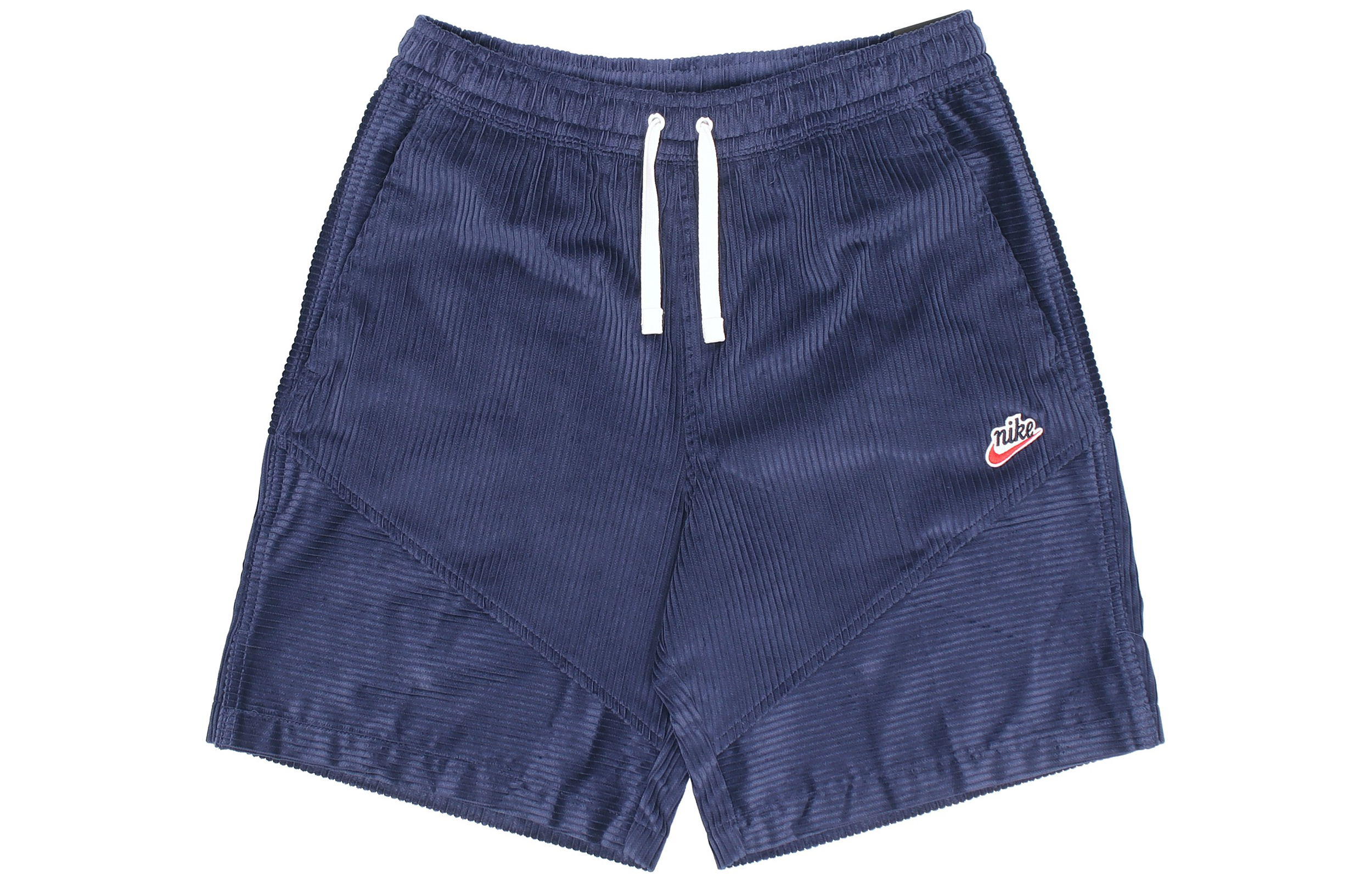 Nike Sportswear Heritage Windrunner patchwork corduroy sports shorts for men, dark navy